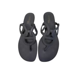 Rogue black flip flop style sandals